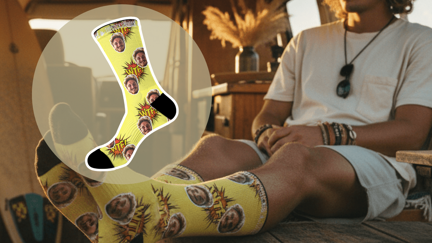 Personalised Face Socks